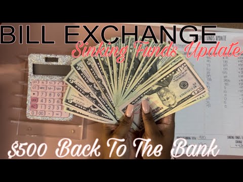 Over 1K SAVED| BILL EXCHANGE & Sinking Funds Update | Cash Condensing |