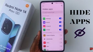 How To Hide Applications On Redmi Note 14 /14 Pro +