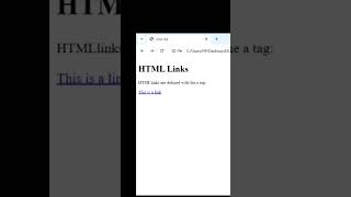 Links tags in Html code @coding-A1