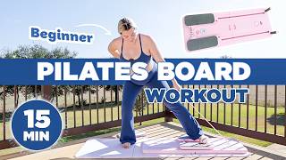 15 Min Beginner Pilates Board Workout | Full Body Reformer Board Sculpt