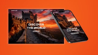 Responsive Travel Website Design Using HTML CSS & JavaScript | Responsive Website