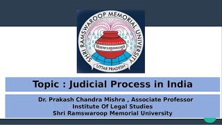 Judicial process in India