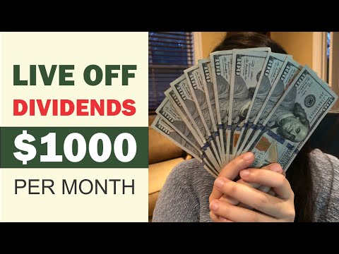 How To Make $1000 In Dividend A Month | Investing Portfolio
