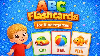 ABC Flashcards for Kindergarten | Alphabet Words A to Z | ABC Learning for Toddlers | Preschool ABCD