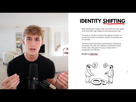 "identity shifting" is the cheat code to getting rich