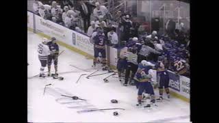 Hockey Bench Brawl, Buffalo Sabres vs Hartford Whalers #dropthegloves