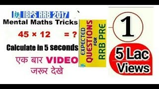 Very easy & Fast Math Tricks | Multiply 2 Digit Numbers having Same 10 Digit & 1 Digits Sum is 10