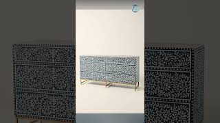 BONE INLAY SIDEBOARD FURNITURE MATRIX GLOBAL MARKET