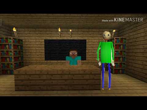 MONSTER SCHOOL BALDI BASIC - Minecraft animation