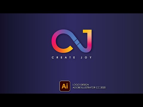 Logo Design with adobe Illustrator CC 2020 [using Freeform Gradient]