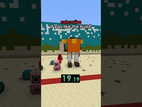 Minecraft Squid Game Doll Speedrun 30 Seconds: Squid Game Season 2 Build #minecraft #shorts
