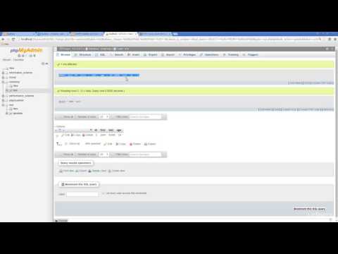 phpmyadmin Tutorial 09 - How to configure phpmyadmin update database content in phpmyadm