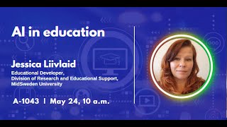 AI in Education with Jessica Liivlaid, MidSweden University