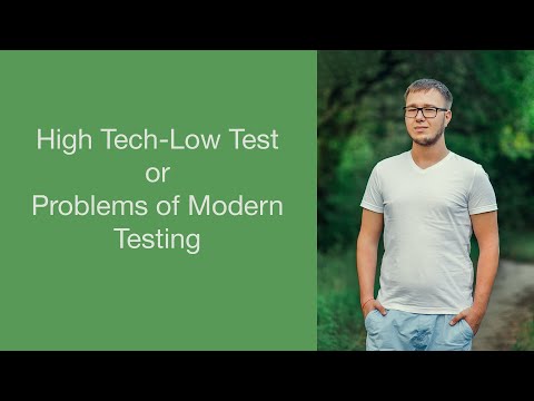 Oleksandr Romanov: High Tech-Low Test or Problems of Modern Testing