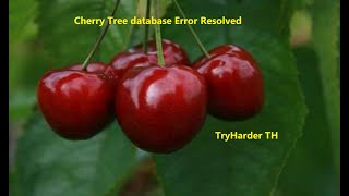 CherryTree database Error Resolved