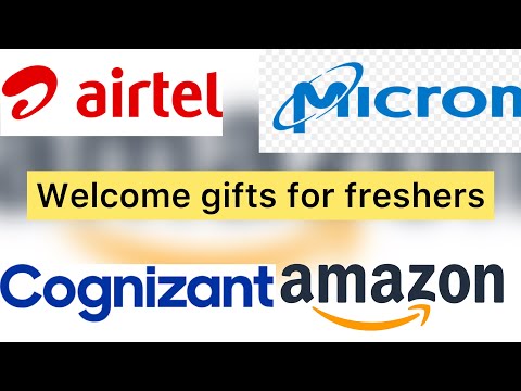 Cognizant,Airtel,Micron,Amazon welcome kits for freshers.#welcomekits