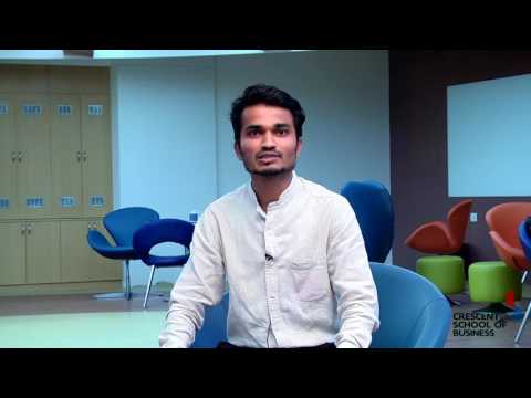 Sainath Gajale - #PGDM Founding Batch on Crescent School of Business