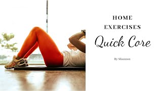 Quick Core workout - for seniors