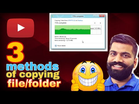 Computer me copy paste kaise kare| How to copy and paste files folders documents in computer