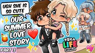 PART 3 💋 SECRET ROMANCE AT THE SUMMER BEACH CAMP! ⛺ LOVE UNEXPECTED 💕 TOCA BOCA STORY WITH VOICE