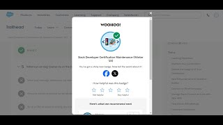 Slack Developer Certification Maintenance (Winter '25) | Salesforce Trailhead 2025