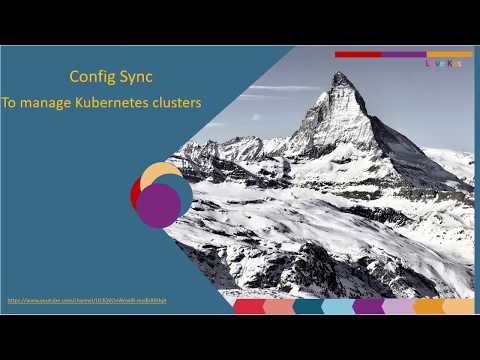 Config Sync to Manage kubernetes cluster configuration