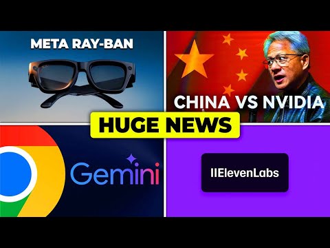 Latest AI News: New Meta Ray-Ban Glasses, NVIDIA Invests $5 Billion in Intel, Gemini in Chrome
