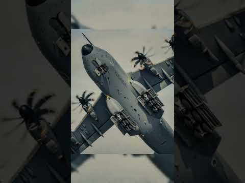Airbus A400M Atlas —The Military Cargo Beast! #automobile #militaryaviation#militaryshorts #military