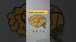Hack your brain📚🧠|#shorts #brainhacking #brainexercise #studyadvice