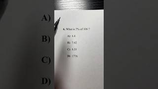 what is 7% of 106? #maths #matholympiadtraining #mathstricks #matholympics #mathematics #tricks