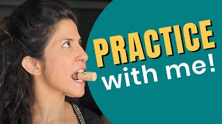 Exercises for English pronunciation and articulation