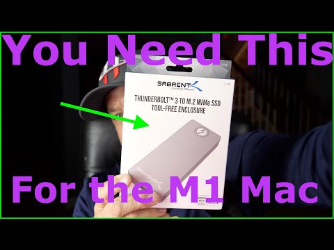 Sabrent Rocket Thunderbolt 3 NVME Enclosure - Perfect match for M1 Mac