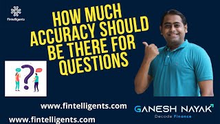 How much accuracy should be there while Solving | FRM Preparation #frm
