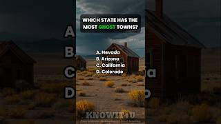 💀🏚️🇺🇸 Geography Trivia: Which U.S. State Has the Most Ghost Towns? #geography #geographyquiz #quiz