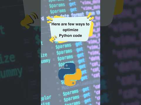 Python code optimization, python for beginners #python #datascientist #coding #learning