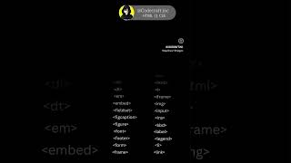 all html tags #codingfun #css3 #fullstackdevlopment #html #frontend #csstricks #backenddevelopment
