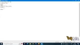 HTML Tutorial for Beginners   01   Creating the first web page