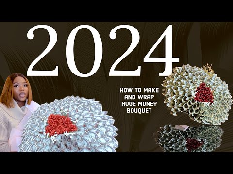 Make a money flower bouquet with me | how to start a YouTube channel | wrap a flower #moneybouquet