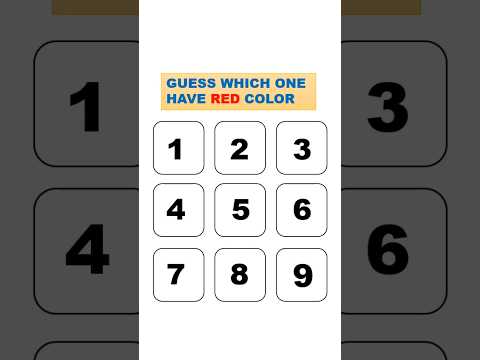 Guess which one have Red Colour #guessinggame #guess #guessing #game #newgame  @prashantsethi2025
