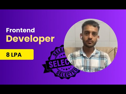 Bhupender | Frontend Developer | 8 LPA