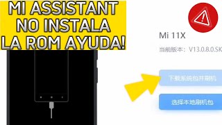Mi pcsuite  no me instala la rom Que hago todoxiaomi