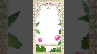 Blank wedding Template | wedding invitation card #invitationvideo #wedding card