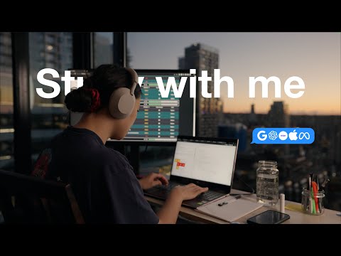 STUDY WITH ME 📚 Coding at Sunset in Vancouver