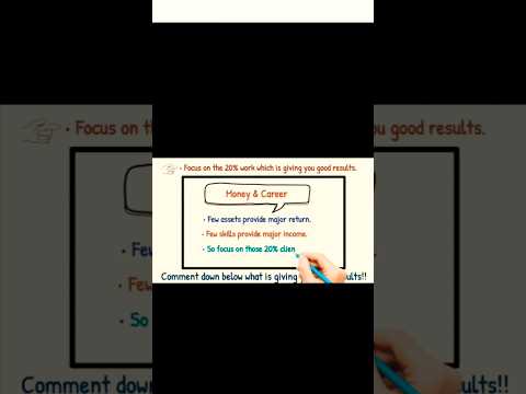 80 20 PRINCIPLE | 80 20 RULE | PARETO PRINCIPLE #8020rule #8020principle #facts