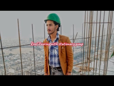 Roof Pouring through  stationary pump ??