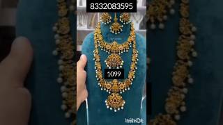 Beautiful Jewellery collections#whatsapp#8332083595#wholesale#freeshipping#viral#shorts#trending set