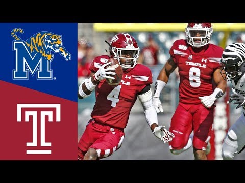 Memphis vs Temple Highlights | NACCF Week 7 | College Football (2019)