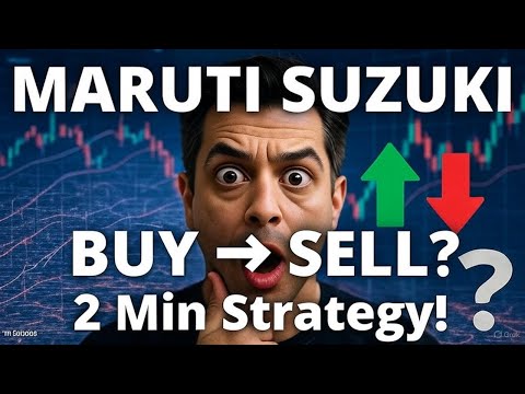 MARUTI SUZUKI: Buy या Sell? My Trading Setup in 2 Minutes! 🚗📊
