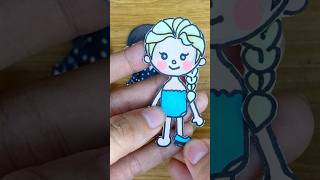 Frozen Elsa Toca Boca cute paper craft #elsa