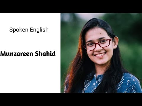 Spoken English Munzareen Shahid